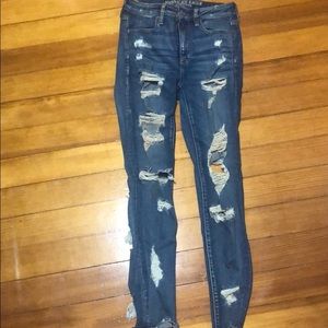 Double Sided Ripped AE Jeans